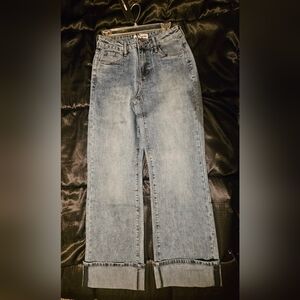 Fashion Nova Cuffed Denim Jeans